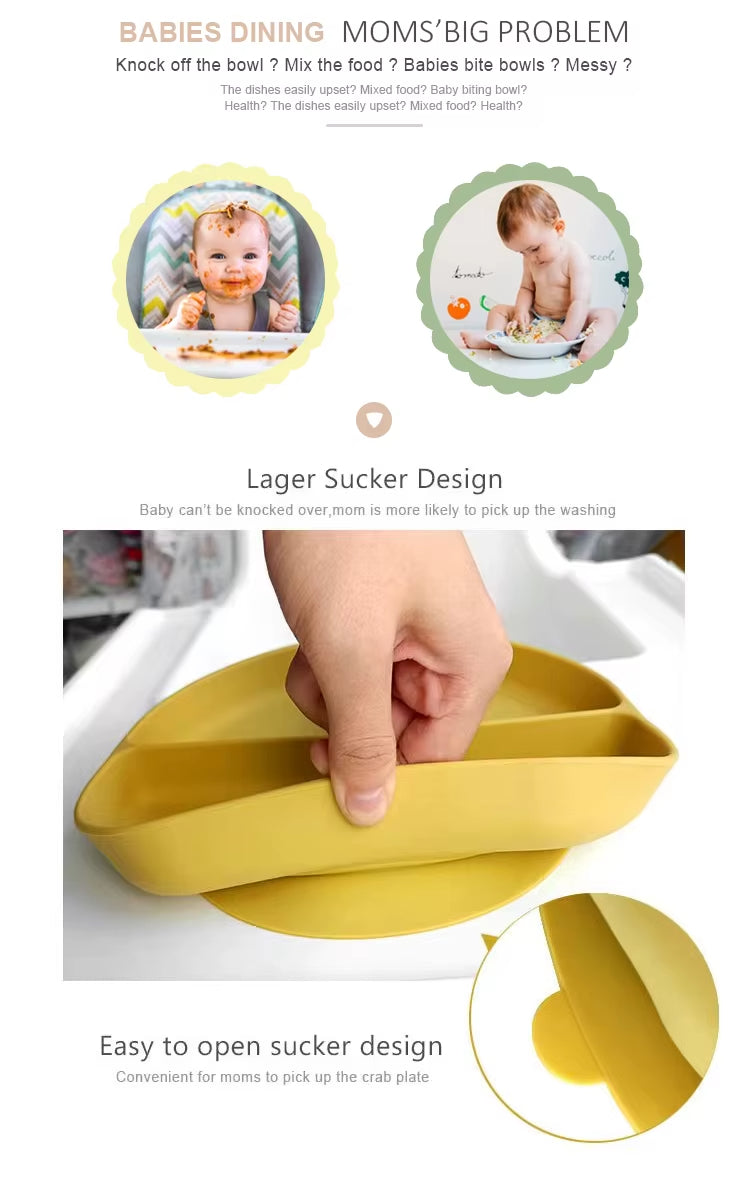 8-Piece Silicone Feeding Set