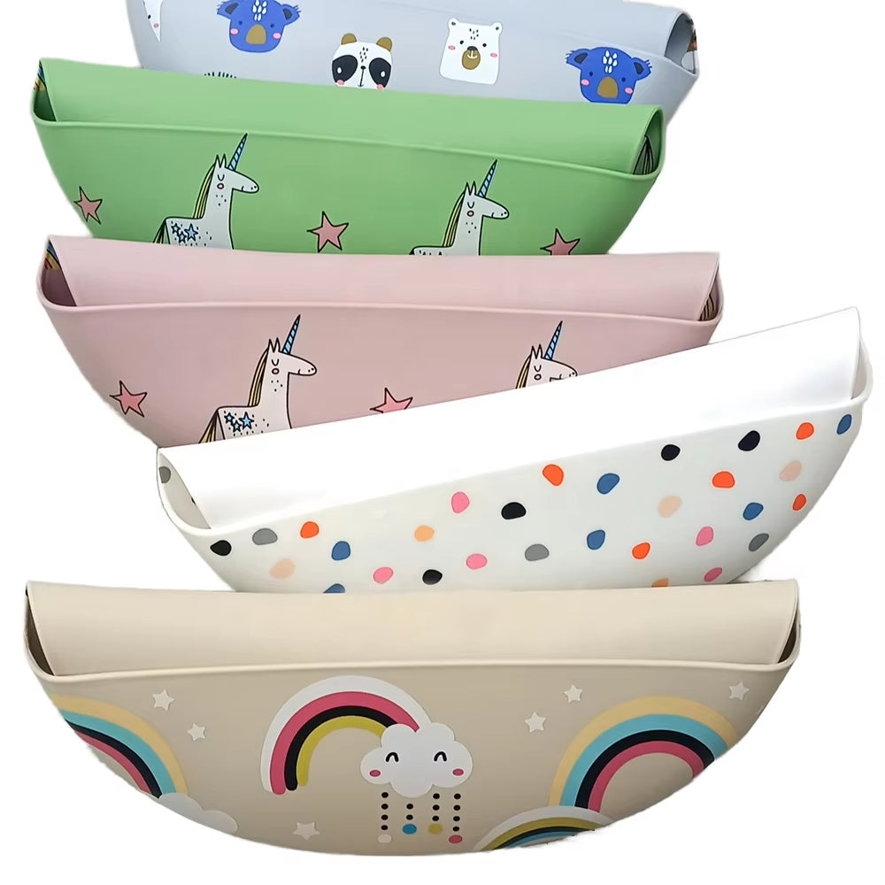 Silicone Baby Bib – Waterproof Food Catcher | Momo Tots