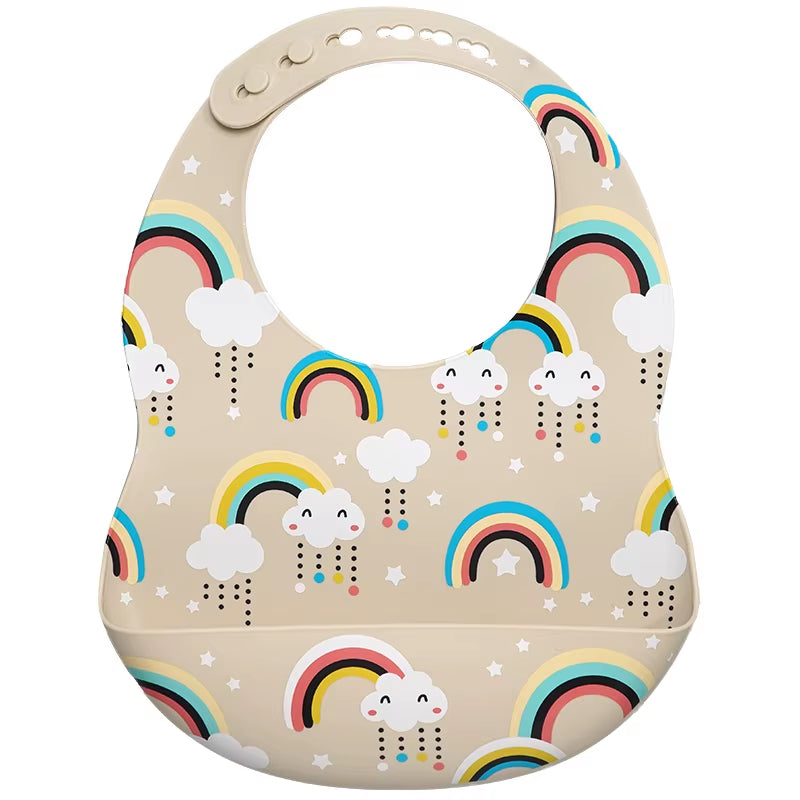 Silicone Baby Bib – Waterproof Food Catcher | Momo Tots