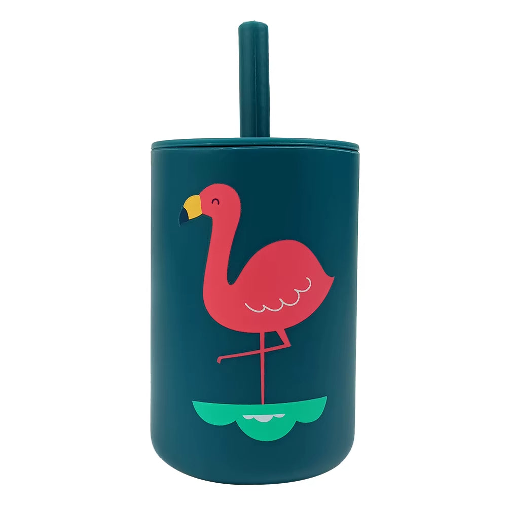 Baby Silicone Straw Cup