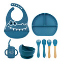 8-Piece Silicone Feeding Set