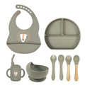 8-Piece Silicone Feeding Set