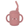 Silicone Cup with Straw & Sippy Lids