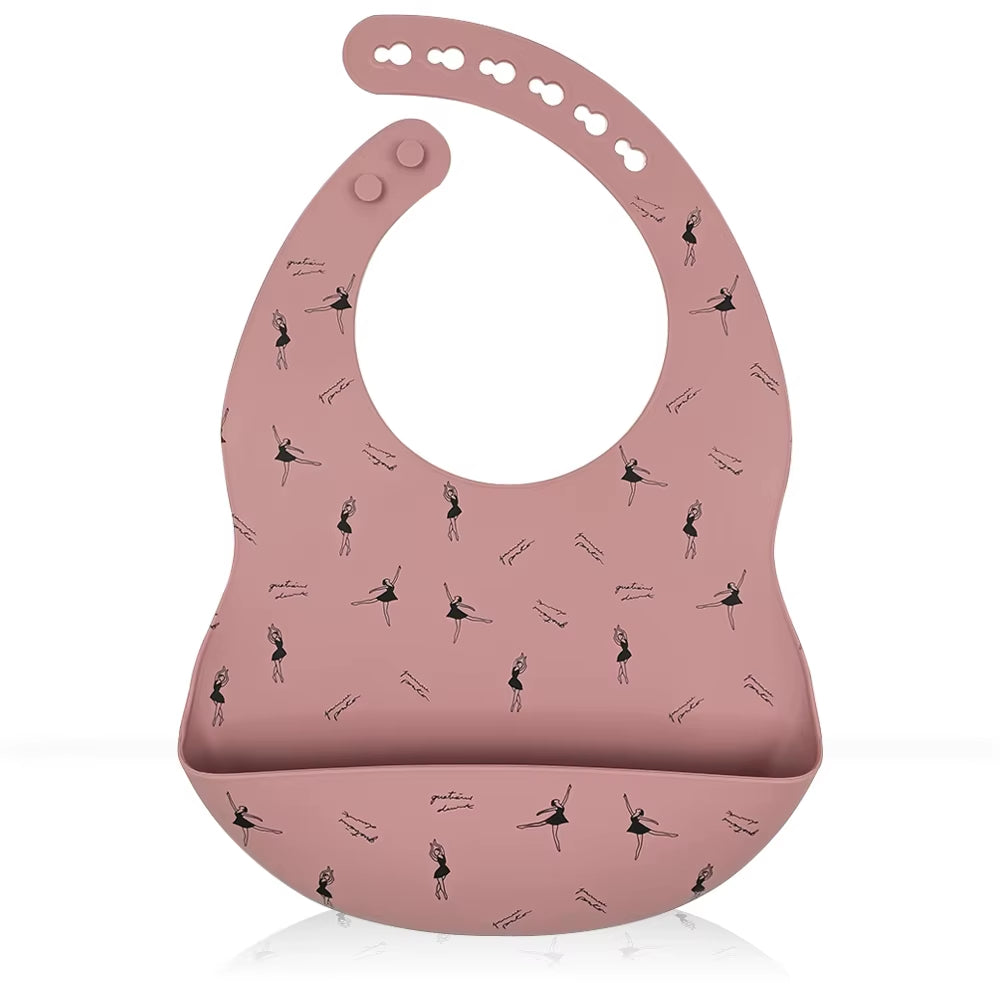 Silicone Baby Bib – Waterproof Food Catcher | Momo Tots